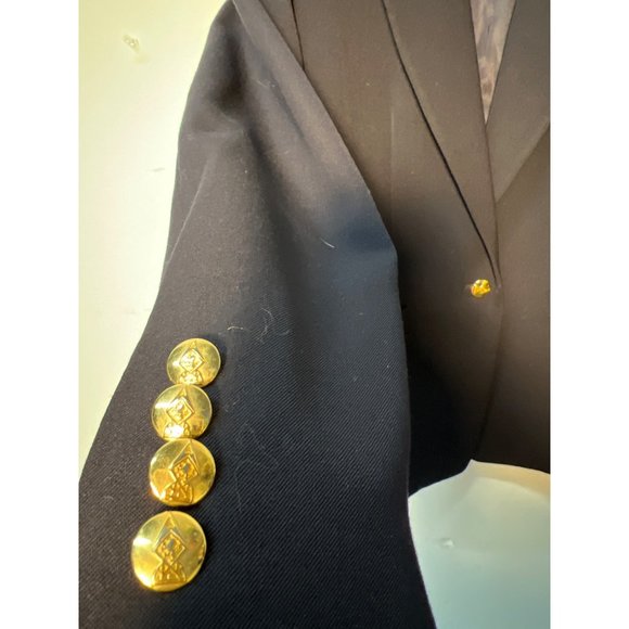 Austin Reed Petite Navy Blue Blazer Pure Wool Jacket - Picture 5 of 9